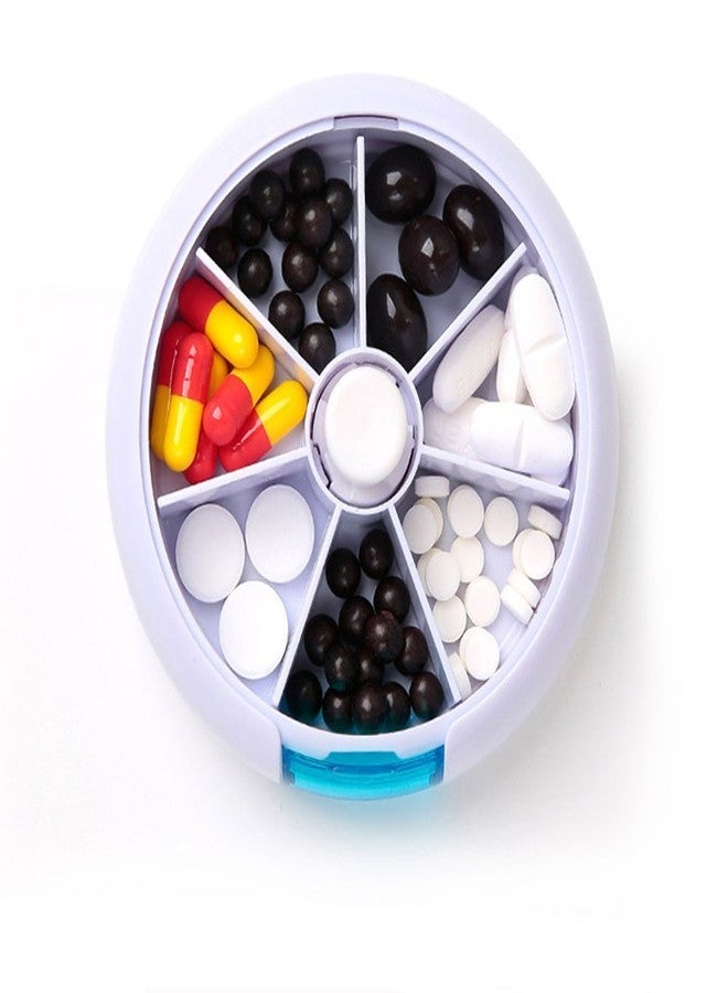 MXY Pill Box Reverse 7 Days Pill Dispenser Weekly Medicine Case Travel Drug Case Vitamin Holder - Image 5